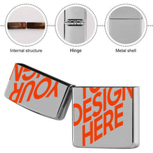 Charger l'image dans la galerie, Étui briquet métal personnalisé avec photo prénom logo (impression recto verso)