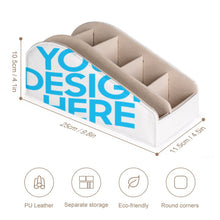 Charger l'image dans la galerie, Boîte de rangement télécommandée / papeterie d'organisateur de bureau multifonctions personnalisée avec photo motif logo texte