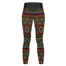 Charger l'image dans la galerie, Pantalon de Sport en Nid d'abeille / Leggings de Yoga Taille Haute Stretch pour Femme YJ050 Personnalisé Impression Complète Une Image Avec Texte Motif Logo Photo