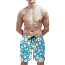 Charger l'image dans la galerie, Homme short de bain / maillot de bain / short de plage à séchage rapide avec cordon de serrage D1P personnalisée avec photo texte (Impression Complète Multi-Image)