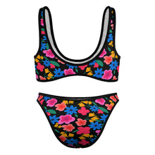 Charger l'image dans la galerie, Maillot de bain bikini triangle 2 pièces femme S99D54 personnalisé avec photo texte (conception une image)