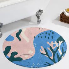 Charger l'image dans la galerie, Tapis de sol rond confortable pour la maison personnalisé avec motif photo logo texte