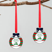 Charger l'image dans la galerie, Breloque Pendentif de Noël en Alliage personnalisé avec photo prénom texte