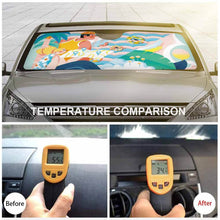 Charger l'image dans la galerie, Pare-soleil voiture de pare-brise personnalisé avec texte photo logo
