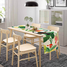 Charger l'image dans la galerie, Chemin de table en lin personnalisé avec photo image logo motif texte