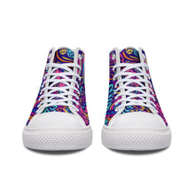 Charger l'image dans la galerie, Chaussures en toile montantes unisexe femme homme tendance personnalisées avec photo motif texte logo