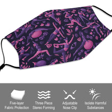 Charger l'image dans la galerie, Masque adulte design en ligne (sans filtre) (5 images différentes) personnalisé avec photo logo motif texte