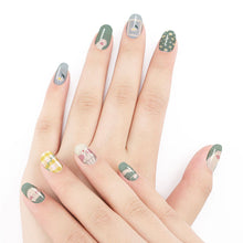 Charger l'image dans la galerie, Stickers nail art / stickers ongles / autocollants à ongles (5 pièces) personnalisé avec prénom logo photo motif texte