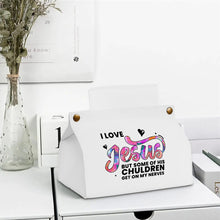 Charger l'image dans la galerie, Boite à mouchoir en cuir PU / porte mouchoir personnalisé avec photo texte motif logo