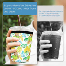 Charger l'image dans la galerie, Manchon Réutilisable pour Tasse Bouteille Café Personnalisée Avec Photo Texte Motif Logo