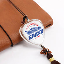 Charger l'image dans la galerie, Pendentif pour rétroviseur de voiture personnalisé en cristal avec photo prénom image