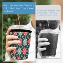 Charger l'image dans la galerie, Manchon pour Tasse Réutilisable 3 Pièces Personnalisé avec Photo Logo Motif Texte