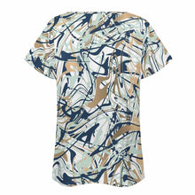 Charger l'image dans la galerie, Impression d'image unique T-shirt BBT manches courtes irreguliers personnalisé avec photo logo texte motif