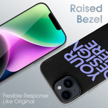 Charger l'image dans la galerie, Coque en TPU pour iPhone 14 / 14 Plus / Coque de protection pour iPhone 14 Pro / 14 Pro Max 3C0705124 Impression complète personnalisée d'une image avec texte de motif de logo photo
