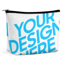 Charger l'image dans la galerie, Trousse cosmétique à main / Sac cosmétique à main de cuir PU personnalisée avec photo texte motif logo