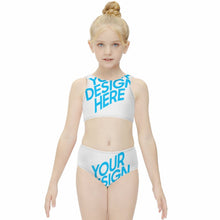Charger l'image dans la galerie, Maillot de bain tankini fille NT013 personnalisé et design avec vos photos/photos ou nom