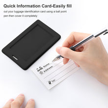 Charger l'image dans la galerie, Étiquette bagage en cuir personnalisée avec photo logo motif texte