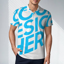 Charger l'image dans la galerie, Polo manches courtes col chemise HT pour homme personnalisé avec photo motif texte logo
