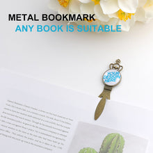 Charger l'image dans la galerie, Marque-page / signet rétro en métal (forme A) BG1613015 Personnalisé avec image et logo