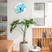 Charger l'image dans la galerie, Horloge murale sans échelle décorative personnalisée avec photo motif texte logo image