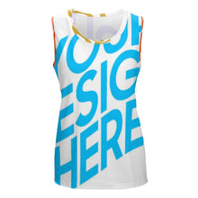 Charger l'image dans la galerie, Impression des multi-images Gilet sans manche col rond femme YB personnalisé avec image logo texte motif