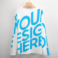 Charger l'image dans la galerie, Sweatshirt Tee shirt chemise à manches longues homme avec poche ELREV2 personnalisé avec photo logo texte motif (Impression d'image unique)