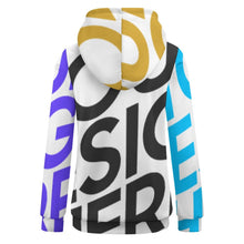 Charger l'image dans la galerie, Impression des multi-images sweat à capuche original Grande taille femme AKH personnalisé avec motif photo logo texte