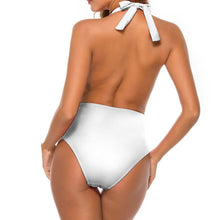 Charger l'image dans la galerie, Maillot de bain 1 pièce avec décolleté en V femme LT3092 personnalisé avec photo texte motif logo