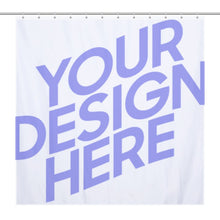 Charger l'image dans la galerie, Rideau de douche original personnalisé avec photo texte motif logo