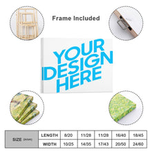 Charger l'image dans la galerie, Photo déco toile murale à suspendre personnalisée avec photo motif texte logo (Version horizontale )