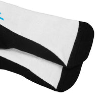 Charger l'image dans la galerie, Chaussettes longues en coton à fond noir FS0808003 Personnalisé