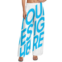 Charger l'image dans la galerie, Pantalon à jambes larges en polyester NP personnalisé avec photo et motif (impression d'image unique)