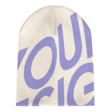 Charger l'image dans la galerie, Bonnet en tricot pour femme homme personnalisé avec photo prénom logo (conception une image)
