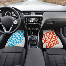 Charger l'image dans la galerie, Ensemble 4 pièces tapis de voiture / tapis auto 3d personnalisé avec photo logo (conception multi-images)