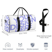 Charger l'image dans la galerie, Sac à main / Sac de voyage grande capacité pour femme homme personnalisé avec photo logo texte motif