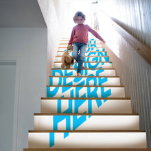 Charger l'image dans la galerie, Stickers / autocollants escaliers BG1604015 Personnalisé avec logo ou nom