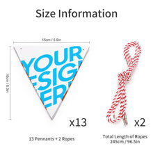 Charger l'image dans la galerie, Personnalisez le drapeau de faire la fête Party Flag avec le logo du texte photo