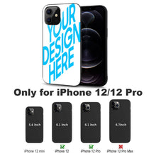 Charger l'image dans la galerie, Coque de protection de téléphone en verre trempé Apple Iphone série 12 impression personnalisé avec photo logo motif texte