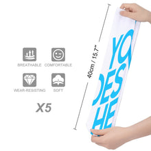 Charger l'image dans la galerie, 5 pièces chaussettes longues respirantes femme homme personnalisés avec photo logo texte motif