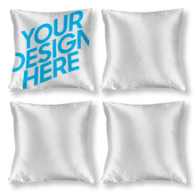 Charger l'image dans la galerie, Taie d'oreiller personnalisée en satin (impression recto) (4 pièces dans 1 groupe)