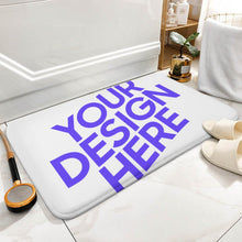 Charger l'image dans la galerie, Tapis de sol antidérapant pour salle de bain (version épaisse) personnalisé avec photo motif texte