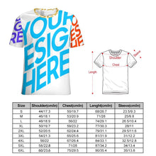 Charger l'image dans la galerie, T-shirt tee shirt homme NT impression complète personnalisé avec photo texte (conception multi-images)