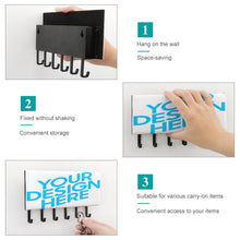 Charger l'image dans la galerie, Accroche clés / crochet porte-clés Mural personnalisé avec photo motif logo texte