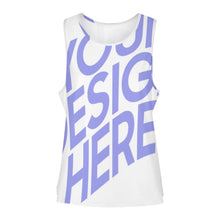 Charger l'image dans la galerie, Haut de sport sans manches pour femmes entraînement de yoga gymnastique course à pied SDS010 personnalisée avec texte motif logo photo (impression complète d'une image)
