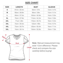 Charger l'image dans la galerie, T-shirt à manches courtes à col en V pour femmes AHT à Impression multi-images personnaliser avec le logo de texte de motif de photos