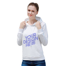 Charger l'image dans la galerie, Sweat-shirt à capuche classique décontracté pour femme avec impression sur le devant sans poche personnalisé avec photo motif texte