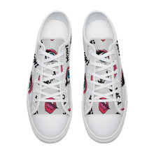 Charger l'image dans la galerie, Chaussures personnalisées en toile à coupe basse (deux chaussures peuvent être personnalisées avec photos différemments)