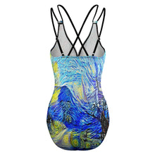 Charger l'image dans la galerie, Maillot de bain 1 pièce femme LT3154 personnalisé avec photo texte (conception multi-images)