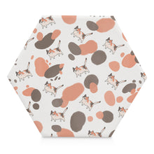 Charger l'image dans la galerie, Dessous de verre en céramique / Sous-verres hexagonaux 4 / 6 pièces personnalisé avec photo logo texte motif