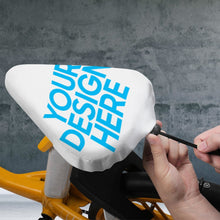 Charger l'image dans la galerie, Housse de selle vélo QC1103004 impression personnalisée avec motif texte logo image